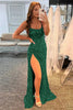 Load image into Gallery viewer, Mermaid Glitter Sequins Sexy Hot Pink Backless Long Prom Dress