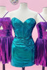 Load image into Gallery viewer, Golden Spaghetti Straps A-Line Pleated Homecoming Dress