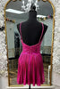 Load image into Gallery viewer, Golden Spaghetti Straps A-Line Pleated Homecoming Dress