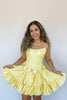 Load image into Gallery viewer, A-Line White Bateau Neck Short Homecoming Dress with Ruffles