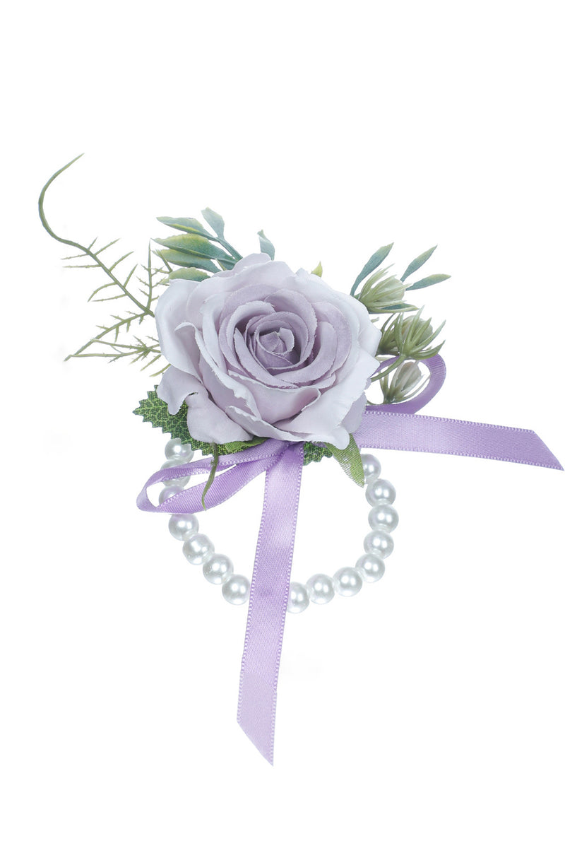 Load image into Gallery viewer, Delicate Pearl Prom Wrist Corsage for Wedding Party