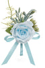 Load image into Gallery viewer, Elegant Blue Pearl Prom Wrist Corsage for Wedding Party