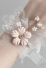 Load image into Gallery viewer, Blush Prom Wrist Corsage For Wedding Party