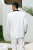 Load image into Gallery viewer, Shawl Lapel White One Button 3 Piece Prom Suits