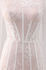 Load image into Gallery viewer, White A-Line Laced Short Homecoming Dress with Long Sleeves