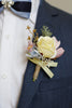 Load image into Gallery viewer, Yellow Prom Wrist Corsage and Men‘s Boutonniere For Wedding