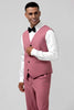 Load image into Gallery viewer, Notched Lapel Coral Single Breasted 3 Piece Prom Suits