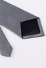 Load image into Gallery viewer, Grey Solid Satin Prom Tie