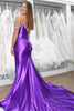 Load image into Gallery viewer, Silver Mermaid Off the Shoulder Corset Long Prom Dress with Slit