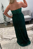 Load image into Gallery viewer, Sparkly Blue Corset Mermaid Long Prom Dress with Beading