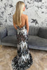 Load image into Gallery viewer, Sparkly Silver Halter Sequin Backless Long Prom Dress