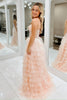 Load image into Gallery viewer, Sparkly Pink Corset Beaded Long Prom Dress