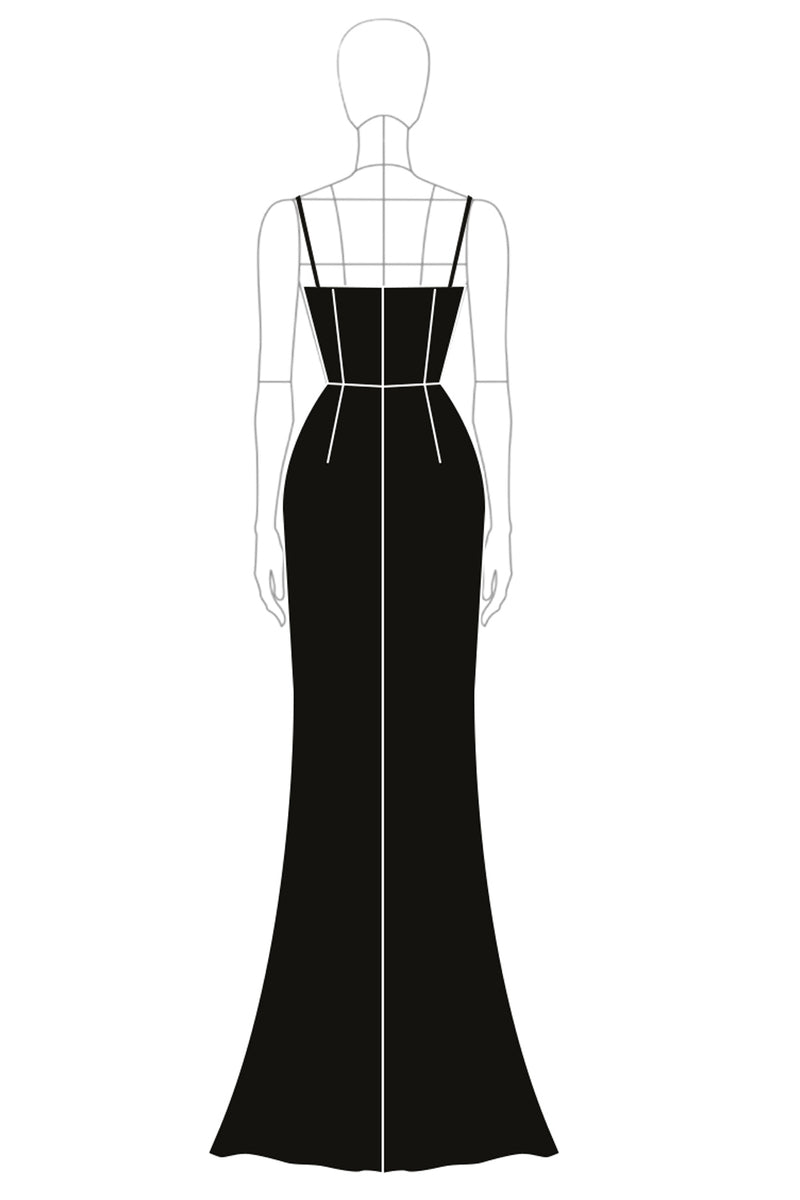 Load image into Gallery viewer, Sparkly Black Sequin V-Neck Long Formal Dress