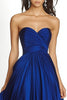 Load image into Gallery viewer, Royal Blue Sweetheart A Line Pleated Chiffon Long Formal Dress