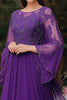 Load image into Gallery viewer, Lace Purple A Line Mother of the Bride Dress with Sleeves