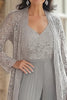 Load image into Gallery viewer, Lace Grey Separates Prom Jumpsuits with Jacket