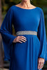 Load image into Gallery viewer, Royal Blue A Line Mother of the Bride Dress with Beading