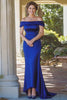 Load image into Gallery viewer, Royal Blue Off the Shoulder Mermaid Maxi Mother of the Bride Dress