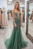 Load image into Gallery viewer, Agave Spaekly Sheath Strapless Prom Dress with Lace