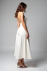 Load image into Gallery viewer, A Line White Halter Neck Long Rehearsal Dinner Dress