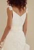 Load image into Gallery viewer, White Lace Ankle Length Graduation Dress with Ruffles