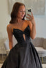 Load image into Gallery viewer, Fuchsia Sparkly Corset Bowknot Prom Dress