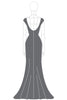 Load image into Gallery viewer, Dark Grey Sheath Embroidery Long Formal Dress