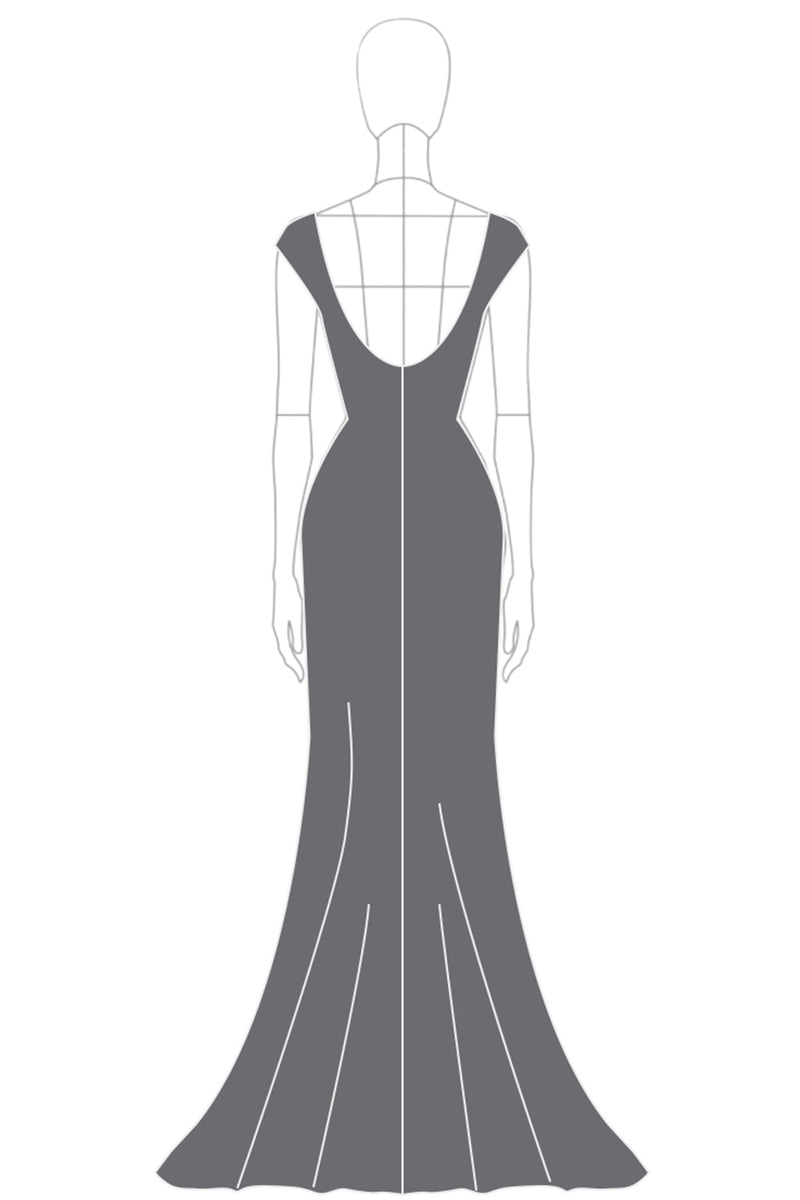 Load image into Gallery viewer, Dark Grey Sheath Embroidery Long Formal Dress