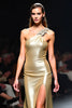 Load image into Gallery viewer, Golden Sheath One Shoulder Long Gala Dress with Slit