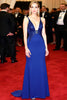 Load image into Gallery viewer, Sparkly Royal Blue Mermaid V-Neck Gala Dress with Slit