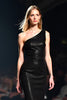 Load image into Gallery viewer, One Shoulder Black Sheath Long Gala Dress