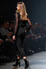 Load image into Gallery viewer, Scoop Black Column Gala Jumpsuit with Long Sleeves