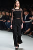 Load image into Gallery viewer, Black Scoop Column Gala Jumpsuit with Long Sleeves