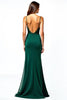 Load image into Gallery viewer, Dark Green V-Neck Sequins Long Prom Dress with Ruffles