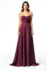 Load image into Gallery viewer, A Line Burgundy Sweetheart Long Ruched Formal Dress