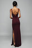 Load image into Gallery viewer, Cabernet Sheath Backless Long Formal Dress with Slit