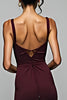 Load image into Gallery viewer, Cabernet Sheath Backless Long Formal Dress with Slit