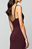 Load image into Gallery viewer, Cabernet Backless Chiffon Deep V-Neck Long Formal Dress