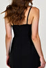 Load image into Gallery viewer, Black Sheath Satin Short Graduation Dress