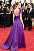 Load image into Gallery viewer, A Line Purple Backless Satin Long Gala Dress