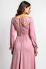 Load image into Gallery viewer, Dusty Rose A Line V-Neck Long Sleeves Mother of the Bride Dress