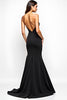 Load image into Gallery viewer, Black Mermaid Bow Keyhole Strapless Long Graduation Dress with Slit