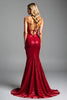 Load image into Gallery viewer, Sparkly Red Mermaid Sequins Long Prom Dress