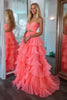 Load image into Gallery viewer, Sunset Ball Gown Tulle Strapless Long Prom Dress