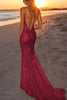 Load image into Gallery viewer, Sparkly Silver Sequin Strapless Mermaid Long Formal Dress