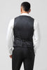 Load image into Gallery viewer, Shawl Lapel Black Single Breasted 3 Piece Prom Suits