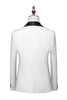 Load image into Gallery viewer, Shawl Lapel White 3 Piece Men&#39;s Suits