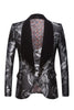 Load image into Gallery viewer, Grey Jacquard Men&#39;s Blazers