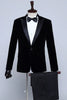 Load image into Gallery viewer, Black Velvet Men&#39;s Prom Blazer for Party