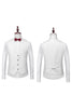 Load image into Gallery viewer, White Jacquard Men&#39;s 3 Pieces Prom Suits